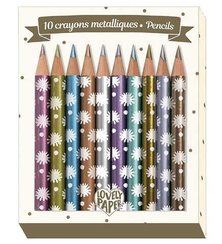 10 Mimi Metallic Pencils
