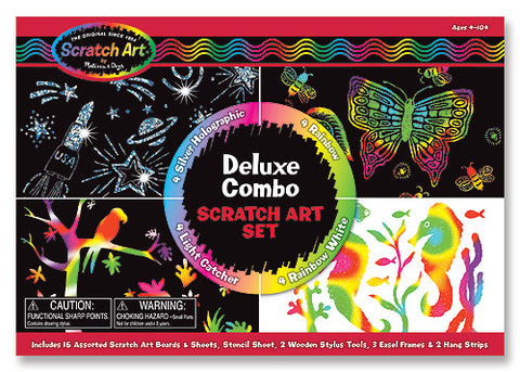 Deluxe Combo Scratch Art Set - Finnegan's Toys & Gifts