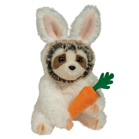 Slowpoke Sloth in Bunny Suit w/Carrot
