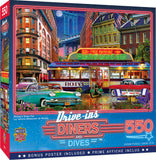 Rickey's Diner Car  (550 pc Puzzle)