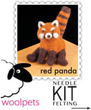 Needle Felting Kit - Red Panda