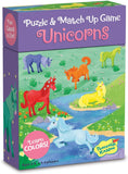 Match Up Puzzle and Game:  Unicorns