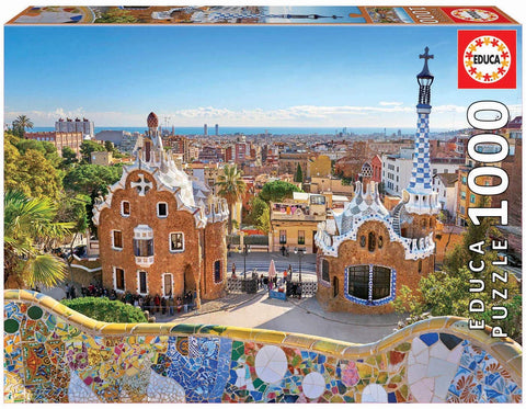 Barcelona View From Park Guell  Puzzle. (1000 Pc)