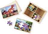 Wooden Jigsaw Puzzles in a Box:  Dinosaurs