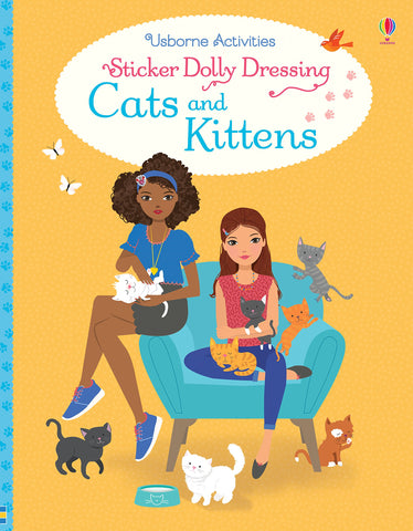 Cats and Kittens Sticker Dolly Dressing