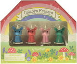 Unicorn Erasers, Set of 4