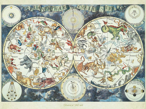 World Map of Fantastic Beasts Puzzle (1500 pcs)