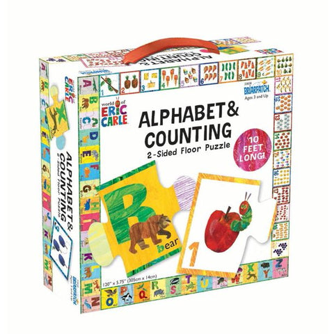 Alphabet & Counting, Eric Carle 2-Sided Floor Puzzle