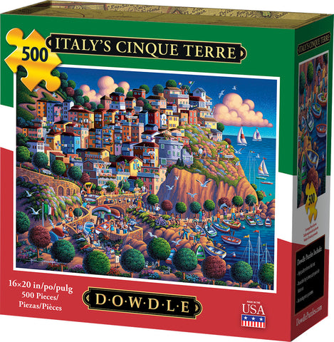 Italy's Cinque Terre 500 pc Puzzle