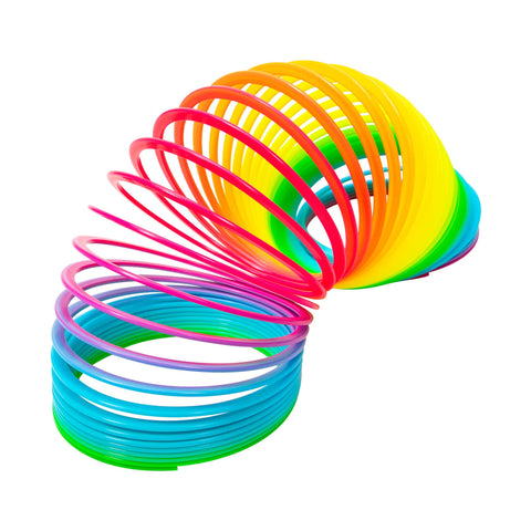 Jumbo Rainbow Spring Slinky Toy