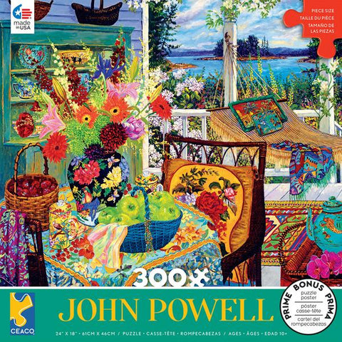 John Powell - Turquoise Tea and Harvest Apples Puzzle (300 Oversized pcs)