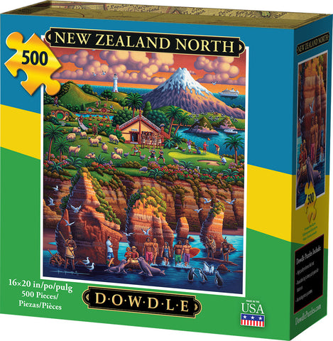 New Zealand North 500 pc Puzzle