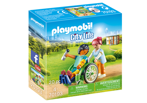 Patient in Wheelchair - Playmobil 70193