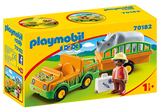 Playmobil 123 Zoo Vehicle with Rhinoceros