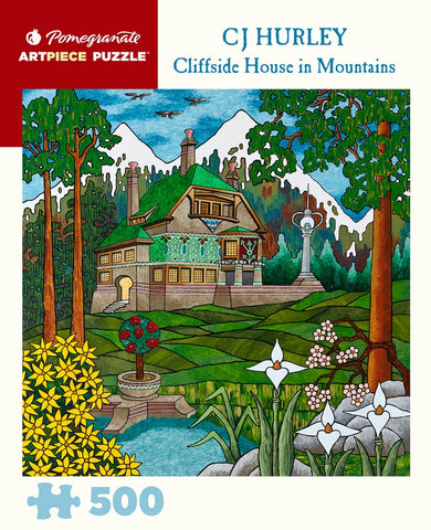 Cliffside House in Mountains  (500 pc Puzzle)