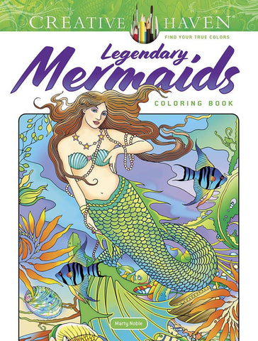 Legendary Mermaids Coloring Book