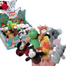 Small Plush Finger Puppets Asst. - Finnegan's Toys & Gifts