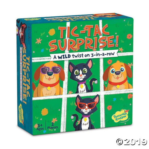 Cats & Dogs Tic-Tac Surprise Game