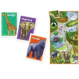 Match Up Game & Puzzle:  Zoo Animals